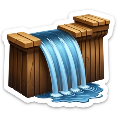 Dam Water sticker