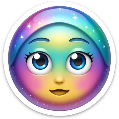 glitter pink Douyin sticker