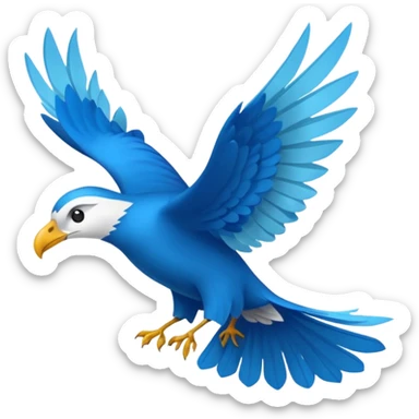 DOĞU TÜRKİSTAN BAYRAĞI (İNSANSIZ) AY VE YILDIZ MAVİ BAYRAK sticker