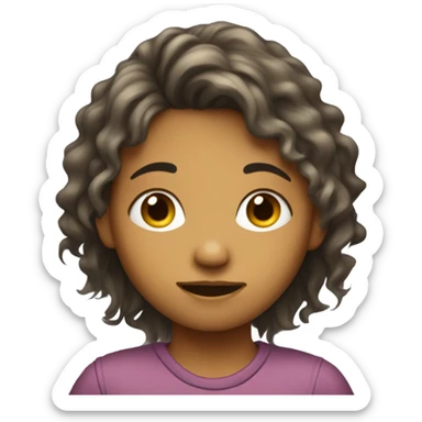 A girl that’s awkward  sticker