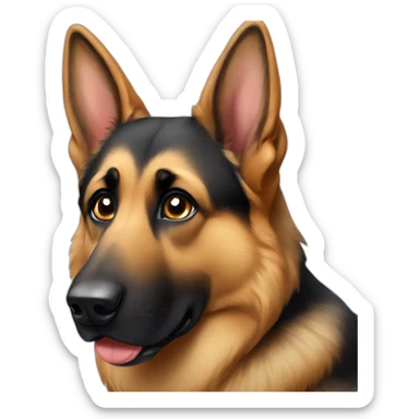 german shepard sticker