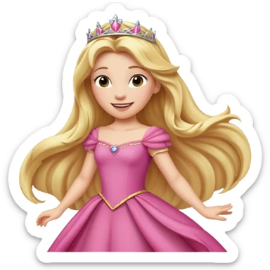 Emoji de la princesa  aurora   sticker