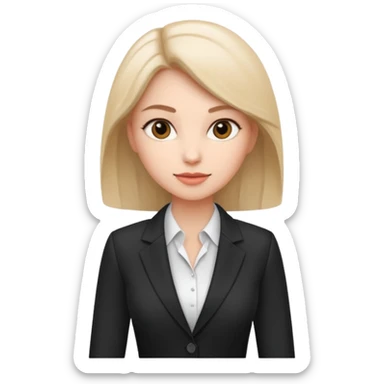 LAdy Boss, different pose sticker