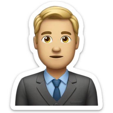 HR-manager Disinterested sticker