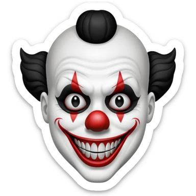 Art the clown Terrifier movi sticker