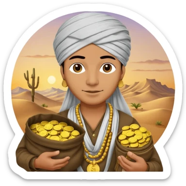Desert Trader, with trading items sticker