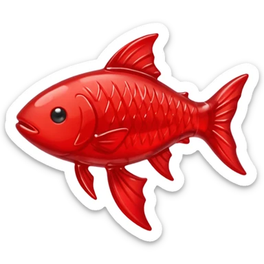 swedish fish candy sticker