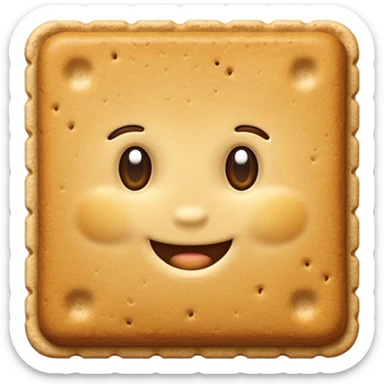 Graham cracker sticker