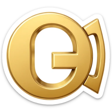 simbolo da terapia ocupacional (a letra “T” e a letra “O” juntas com esse simbolo junto “ ☤” sticker