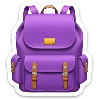 Dora the Explorer's purple backpack with open flap sticker