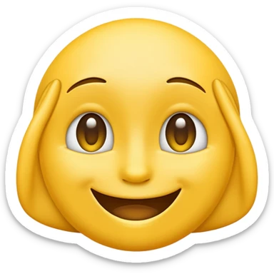 YVL emoji not to realistic make it look like an emoji sticker