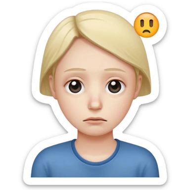 Low battery human sticker