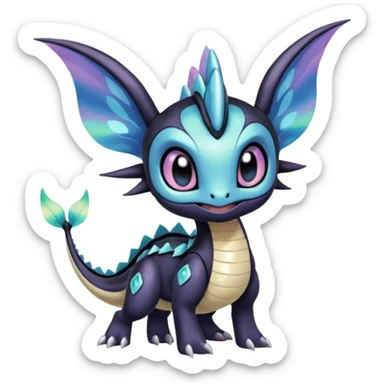 Meloetta-Cresselia-Palkia-Spyro-Toothless-Stitch-Fakémon-creature-hybrid sticker