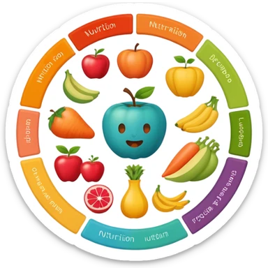 nutrition program organization sticker
