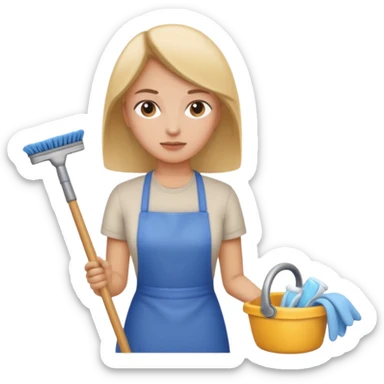 Mum organization home cleaning sticker