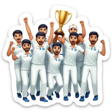 India win champion trophy  sticker