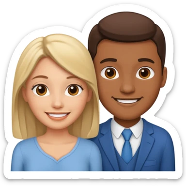 married couple sticker