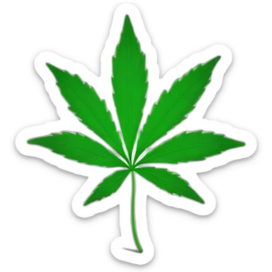 Green weed leaf with the words ‘Owner’s Choice!’ sticker