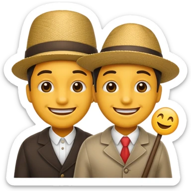 menga sotuvchi va oluvchi tasvirlangan emoji kerak sticker