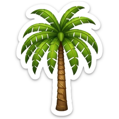 un animal palmier sticker