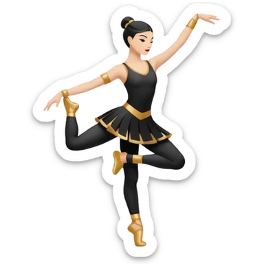 South-East (SE): "dancer_southeast: Create a minimal flat-vector dancer icon facing south-east. Pose rotated to face SE, maintaining dynamic motion. Black stroke 2px on transparent background, square canvas 1:1, SVG vector style, no text or facial features." sticker