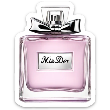 Miss dior perfume pastel purple  sticker