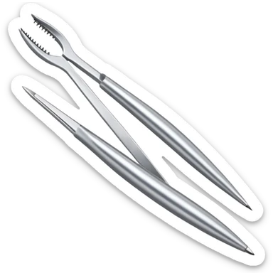 lash tweezers sticker