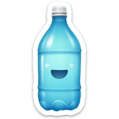 Una botella de agua sticker