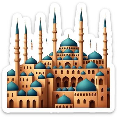 The Ottoman Empire in the year 1453The year of the Ottoman Empire 1453  sticker