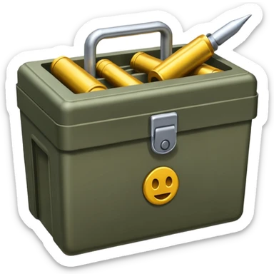 Fais moi une boite de munition sticker