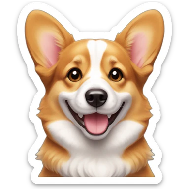 Pembroke Welsh Corgi Smiling sticker