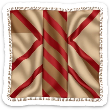 burberry type scarf sticker