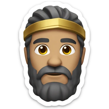 Leonidas sin barba sticker