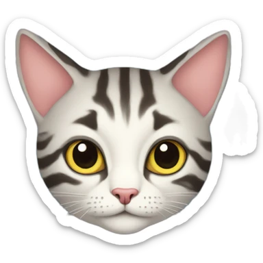 Alice in wonderaland cat sticker