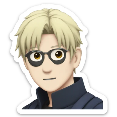 satoru gojo from jujutsu kaisen sticker