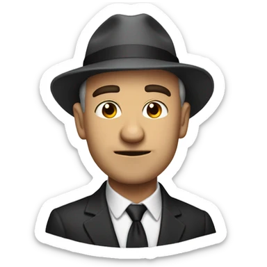 the Oppenheimer meme but emoji style sticker