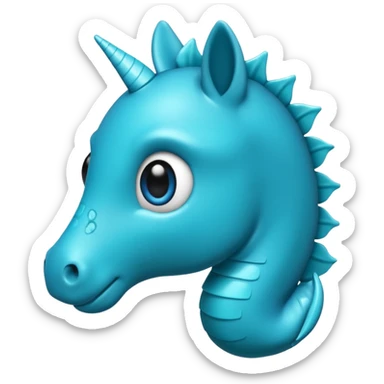 Peut tu me faire un emoji hippocampe sticker