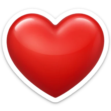 St. Valentines heart sticker