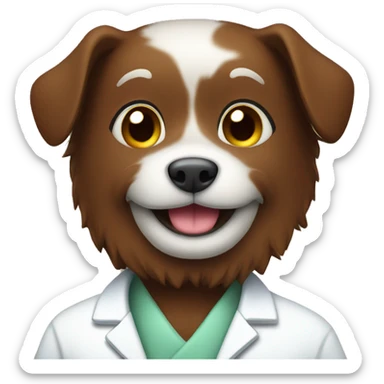 A veterinarian  sticker