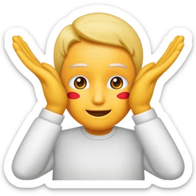 Peux tu mettre cette emojis 🤗 mais à la place des mains mettre cette emojis 🖕  sticker