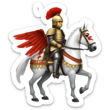 Winged hussar  sticker