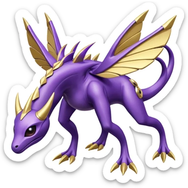 Genesect-Miraidon-Lunala-Fakémon-hybrid-creature (full body)  sticker