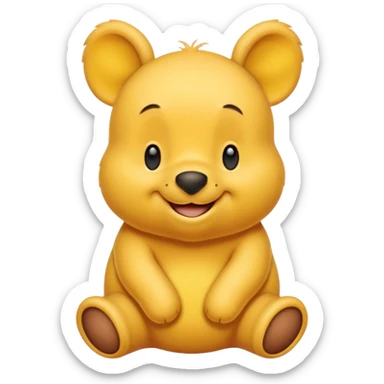 Whinnie the Pooh emoji sticker