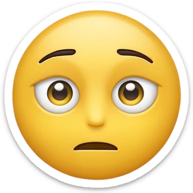 normal yellow emoji doing the TikTok strangle emote  sticker