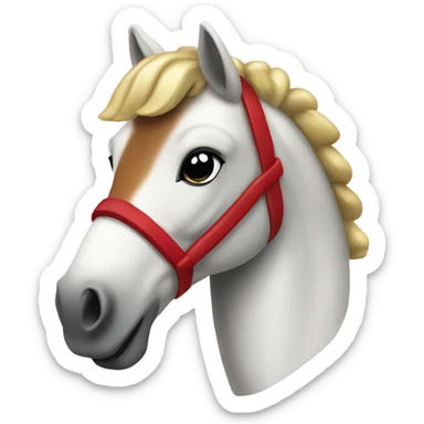 Christmas Horses Toy sticker