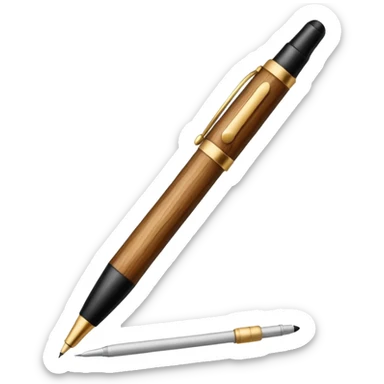 reed pen simple and clear sticker