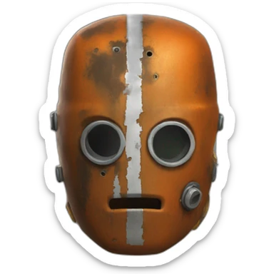 Rust PC Game Hazmat Head sticker