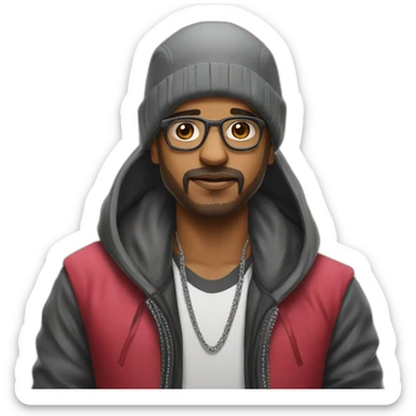 Emiway Bantai the rapper from india sticker