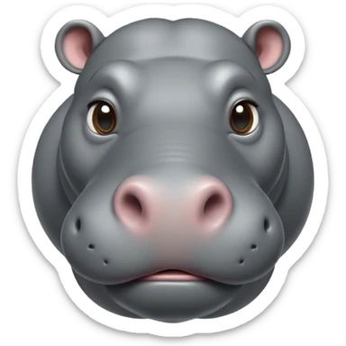 cinematic-noble-hippo-portrait-emoji,-poised-and-regal,-with-a-massive,-robust-build-and-a-smooth,-well-groomed-slate-gray-hide,-deep-set-soulful-eyes,-simplified-yet-sharp-and-sophisticated-features,-highly-detailed,-glowing-with-a-soft sticker