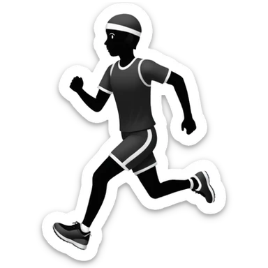 Regular physical activity icon sticker